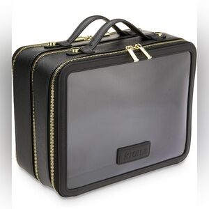 ETOILE - Large Twin Cosmetic Case Black